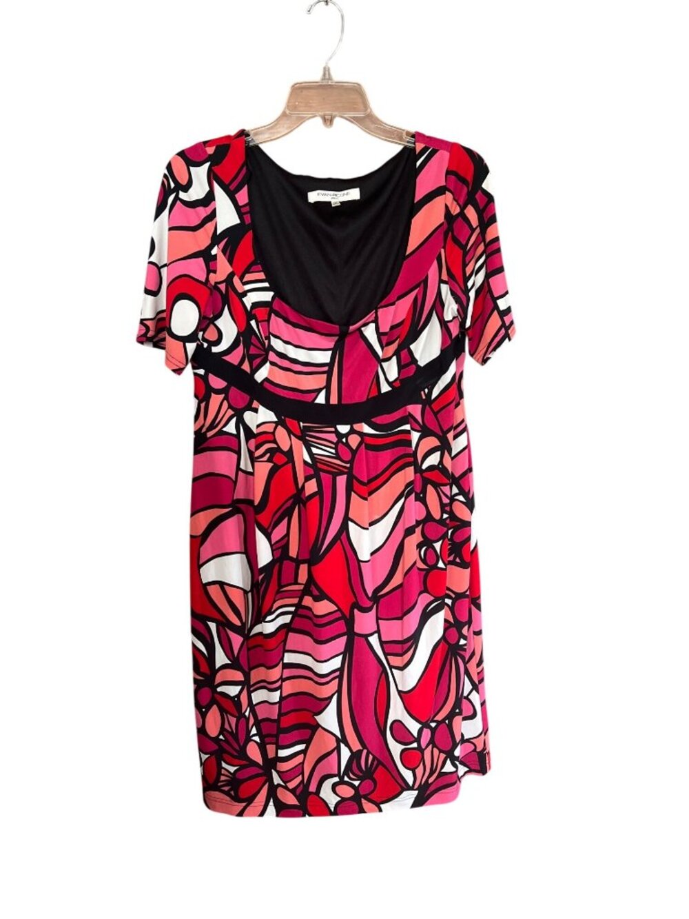 Lot Of 4 Womens Dresses Size 12 Evan Picone Max Studio Floral & Abstract Prints - Picture 2 of 13